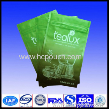 Three Side Sealed Aluminum Foil Packing Tea Bags 